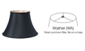 Cloth&Wire Slant Transitional Bell Softback Lampshade with Washer Fitter Collection